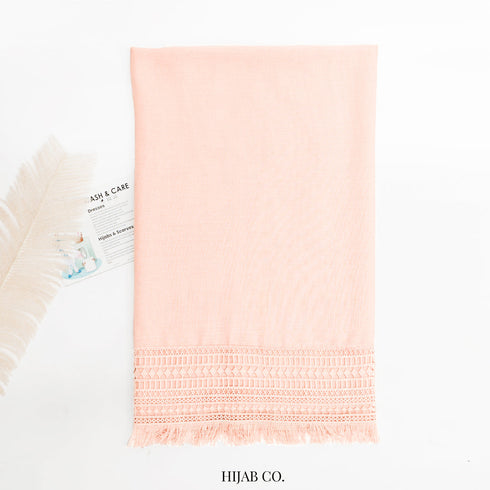 Shion Lawn Hijabs - Rose Pink