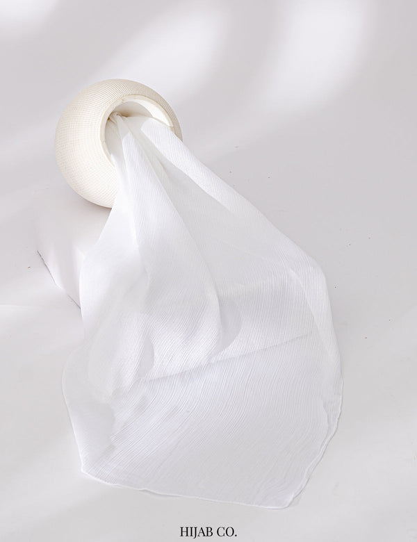 حرير أساسي - أبيض