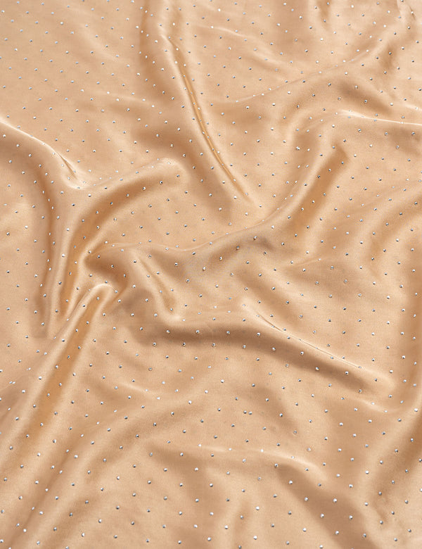 حجاب حرير حجري - بيج