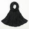 Ribbed Jersey Hijabs - Black