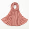 Ribbed Jersey Hijabs - Coral