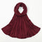 Ribbed Jersey Hijabs - Maroon