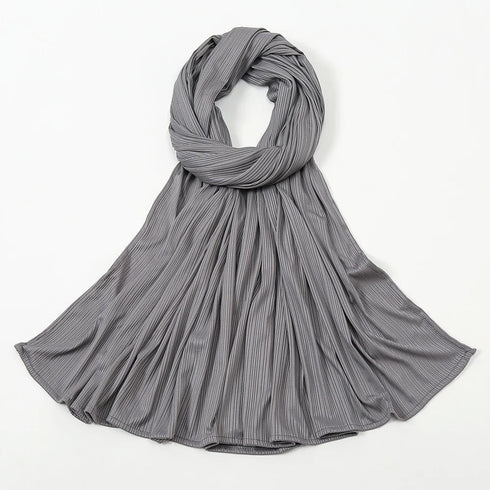 Ribbed Jersey Hijabs - Charcoal