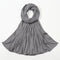 Ribbed Jersey Hijabs - Charcoal