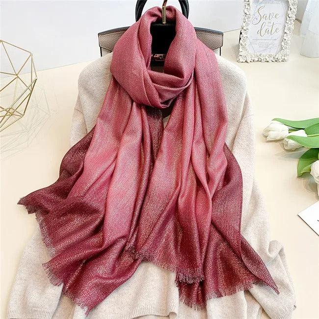 Party wear Lawn Scarves and Hijabs Maroon color – The Hijab Company