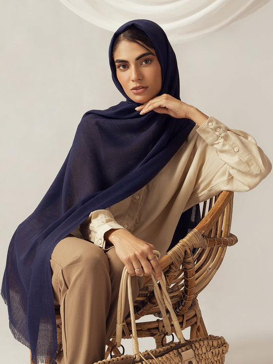 Eco-Luxe Scarves & Hijabs - Navy