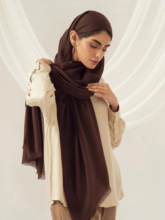 Eco-Luxe Scarves & Hijabs - Coffee